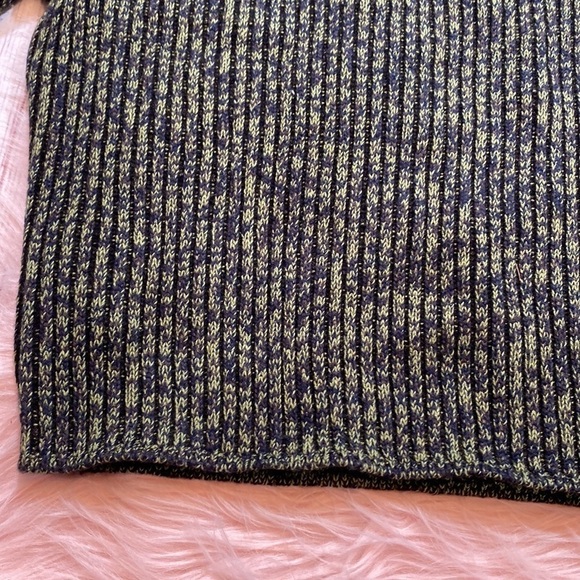 NWT Lululemon Cotton Cashmere Blend Mock Neck Sweater Heather Green sz 20 - Picture 8 of 13